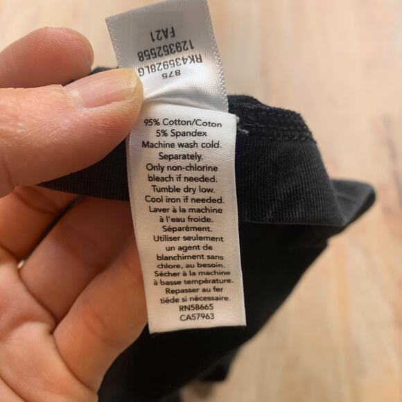 Harper Canyon Black Washed Kids' Moto Stretch Leggings - Picture 7 of 7